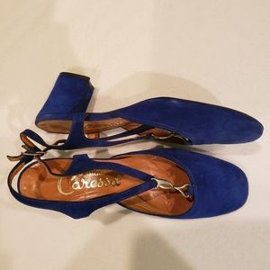 Royal Blue Suede Shoes
